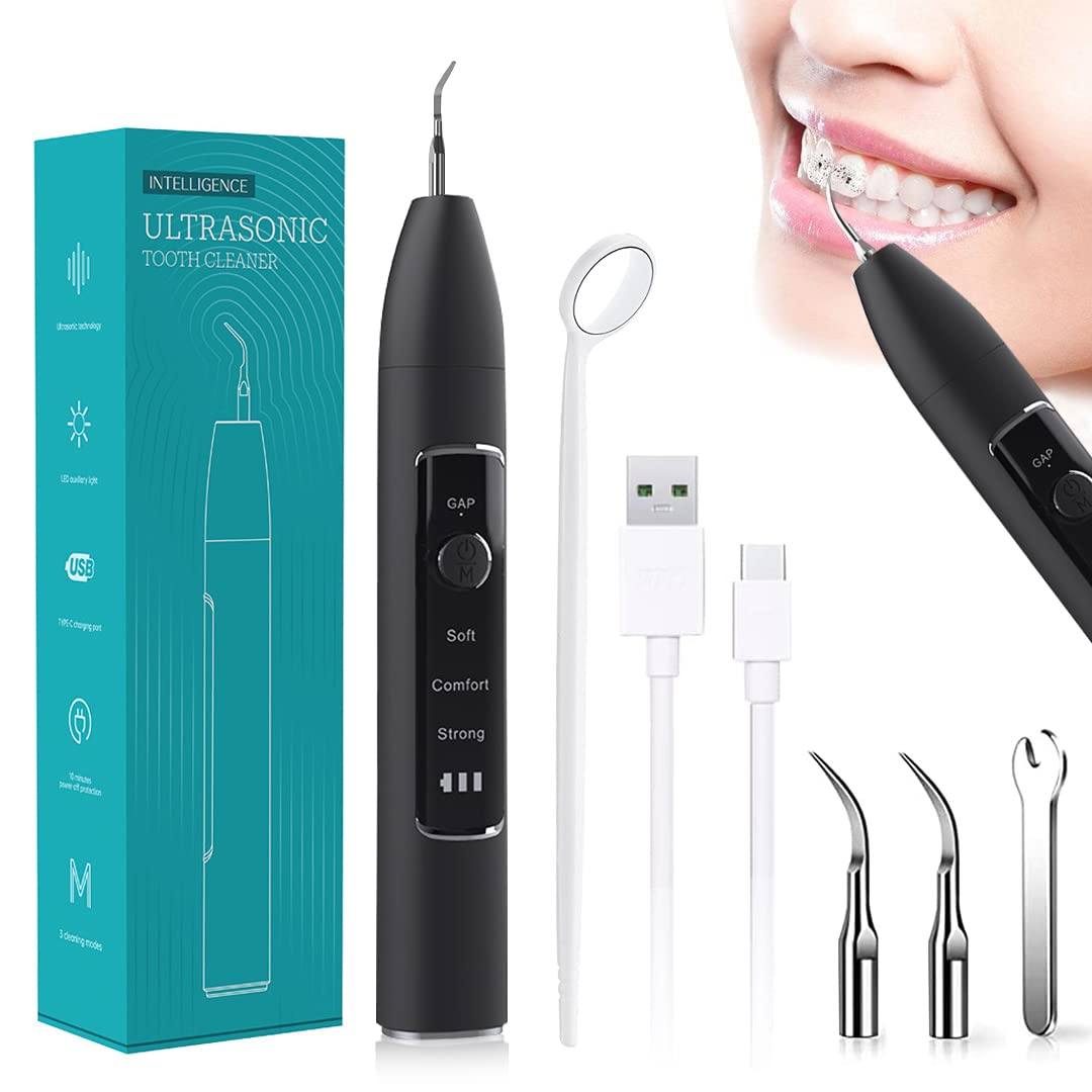 HANNEA Ultrasonic Plaque Remover Electric Plaque Remover with 480P Camera, 3 Working Modes, Cordless Electric Plaque Remover with 2 Bits and Oral Mirror, Remove Teeth Stain Tartar Plaque HANNEA Ultrasonic Plaque Remover Electric Plaque Remover with 480P Camera, 3 Working Modes, Cordless Electric Plaque Remover with 2 Bits and Oral Mirror, Remove Teeth Stain Tartar Plaque